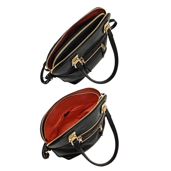 LIKE NEW CHLOE Angie Medium Black Lambskin Leather Shoulder Cross Body Tote Bag - Picture 4 of 16